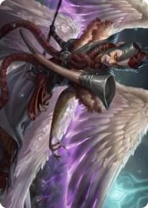 0056 Firja, Judge of Valor Art Card S Art Series: Kaldheim