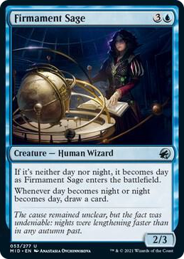 0053 Firmament Sage U Innistrad: Midnight Hunt