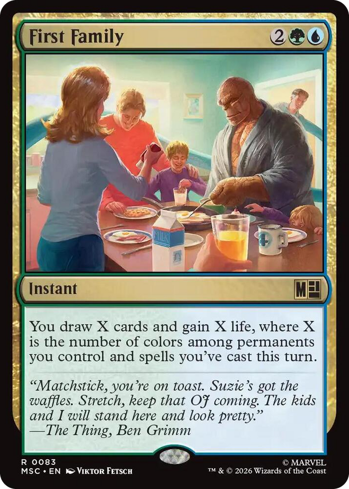 First Family #83 R - Commander: Marvel Super Heroes Pokemon card