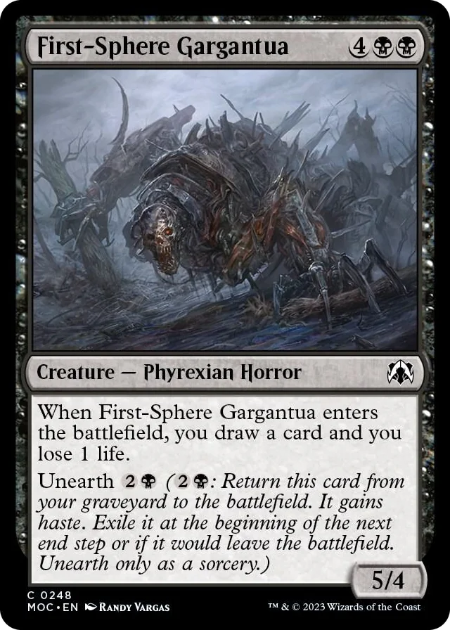 0248 First-Sphere Gargantua C Commander: March of the Machine