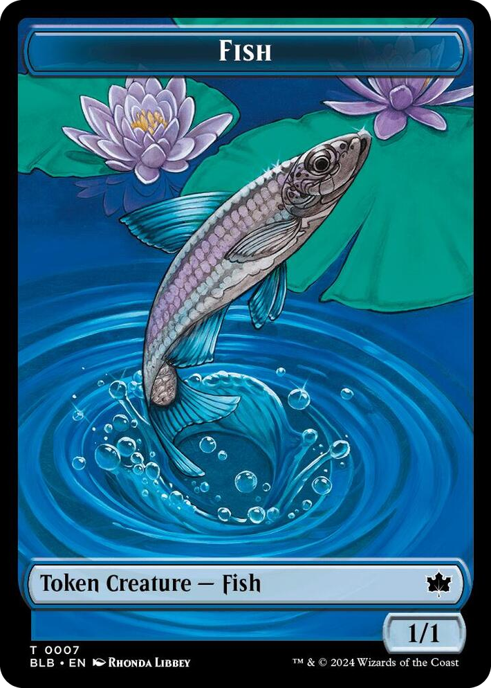 0007 Fish Token T Bloomburrow