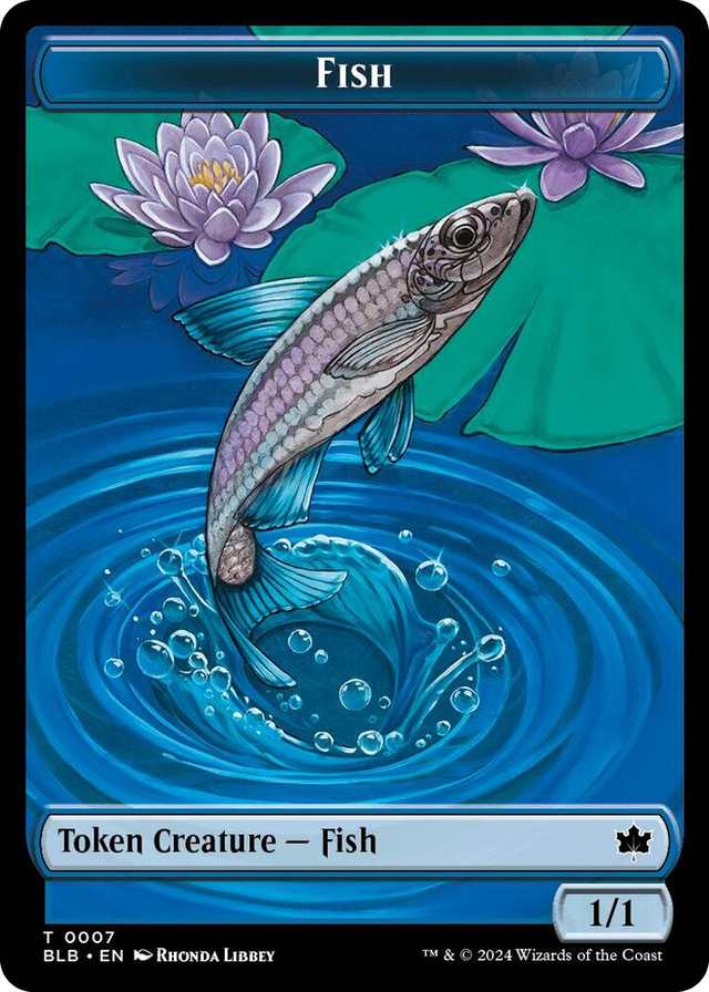 0007 Fish Token T Bloomburrow
