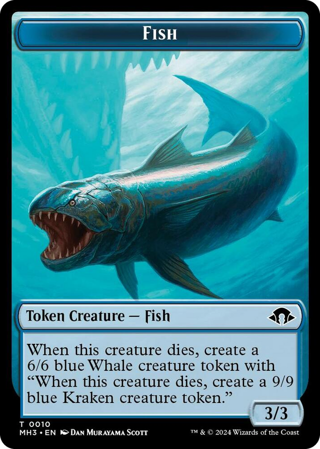 0010 Fish Token T Modern Horizons 3