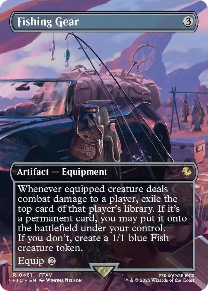 0461 Fishing Gear (Borderless) R Commander: FINAL FANTASY