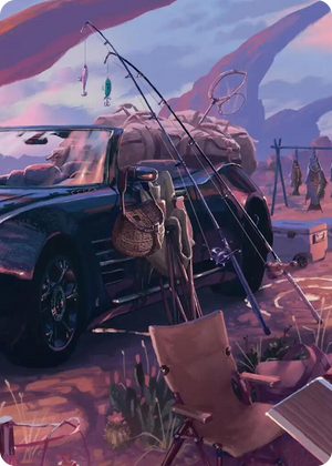 0020 Fishing Gear Scene Art Card S Art Series: FINAL FANTASY