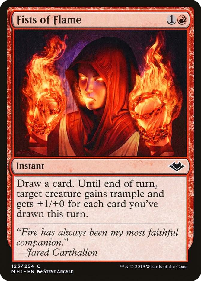 0123 Fists of Flame C Modern Horizons