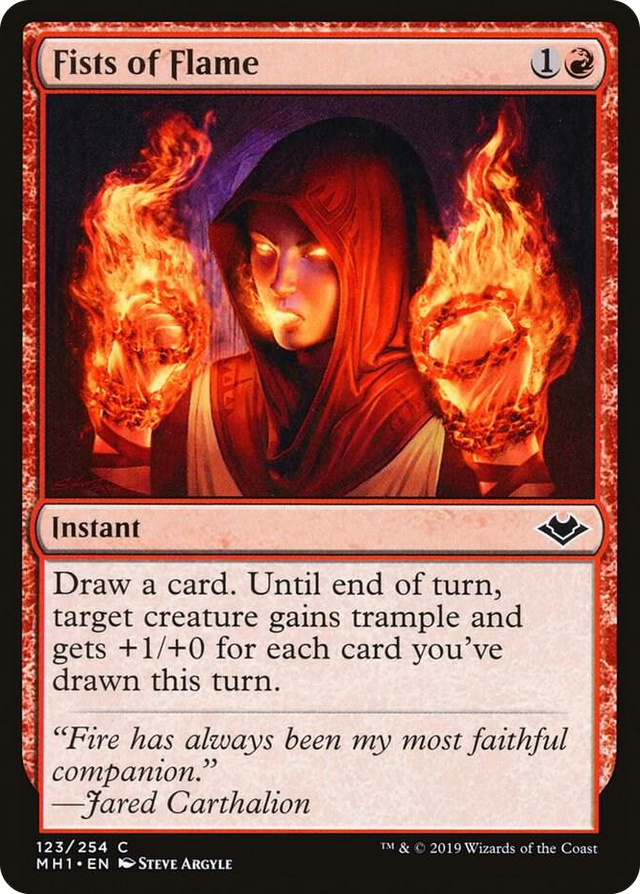 0123 Fists of Flame C Modern Horizons