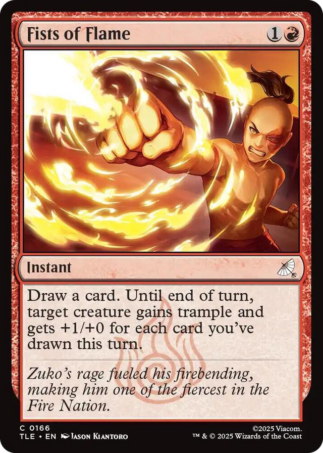 0166 Fists of Flame C The Last Airbender: Eternal-Legal