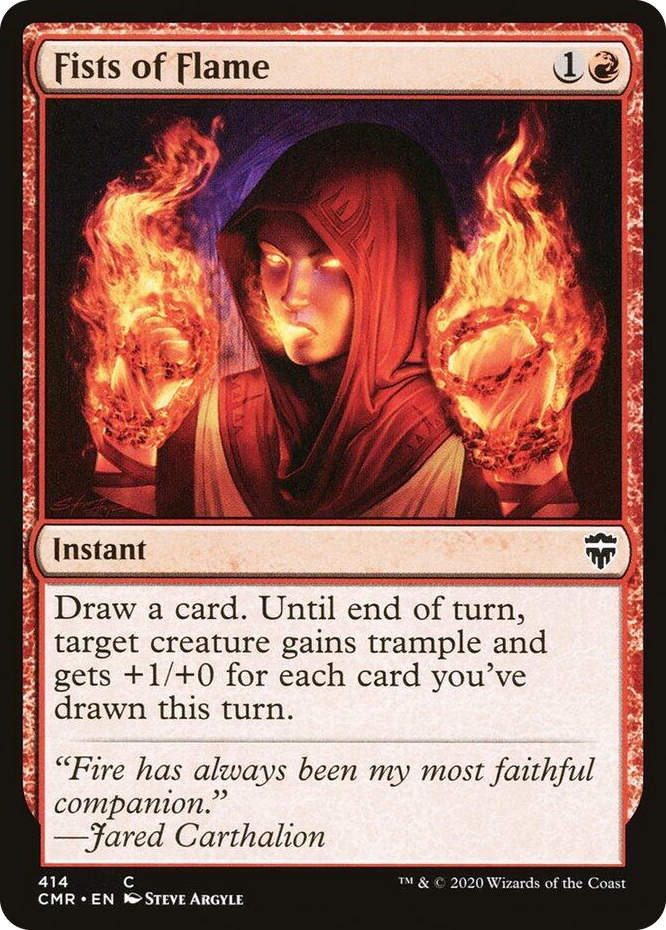 0414 Fists of Flame C Commander Legends