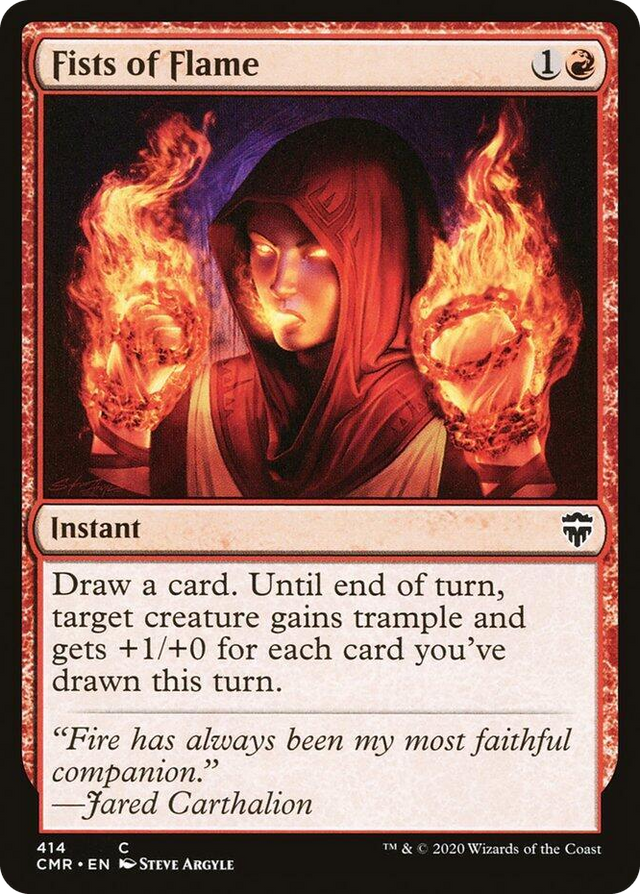 0414 Fists of Flame C Commander Legends