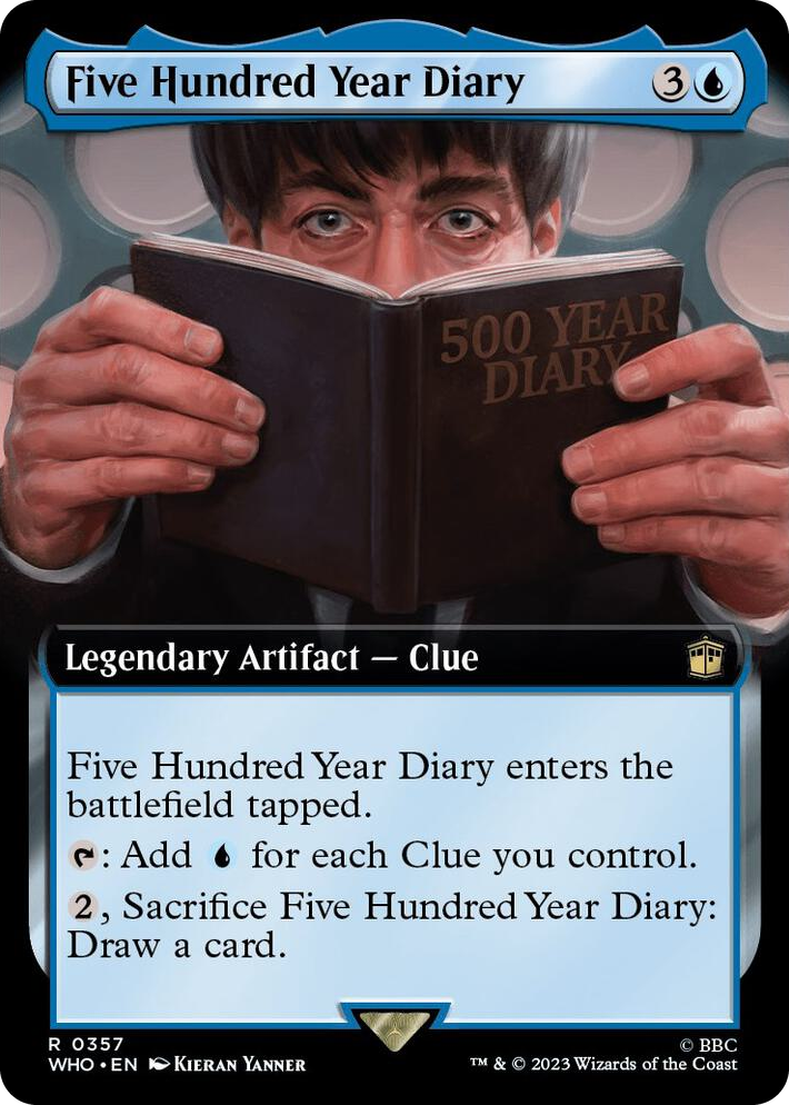 0357 Five Hundred Year Diary (Extended Art) R Universes Beyond: Doctor Who