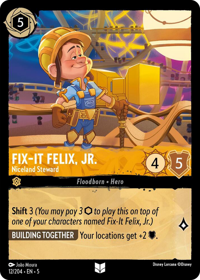 0012 Fix-It Felix, Jr. - Niceland Steward Uncommon Shimmering Skies