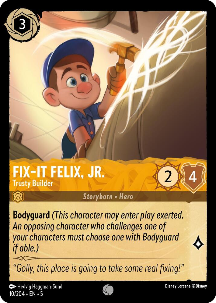 0010 Fix-It Felix, Jr. - Trusty Builder Common Shimmering Skies