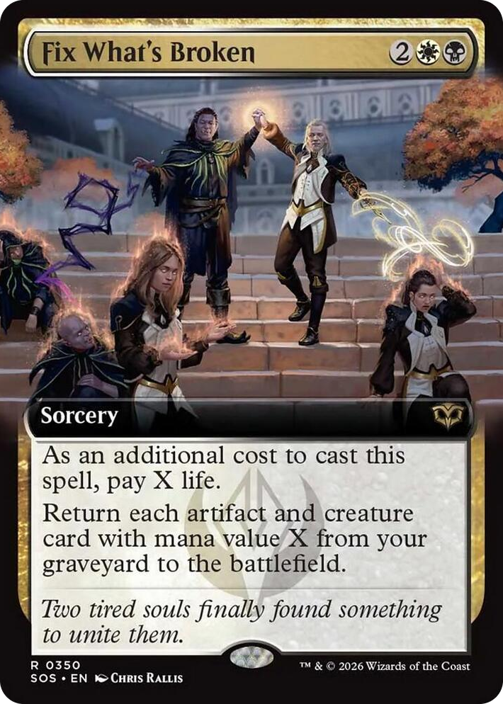 0350 Fix What's Broken (Extended Art) R Secrets of Strixhaven