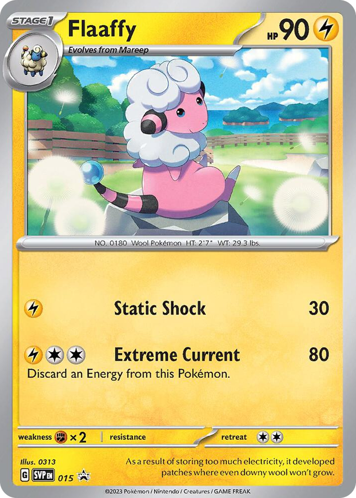 0015 Flaaffy - 015 Promo Scarlet & Violet Promo Cards