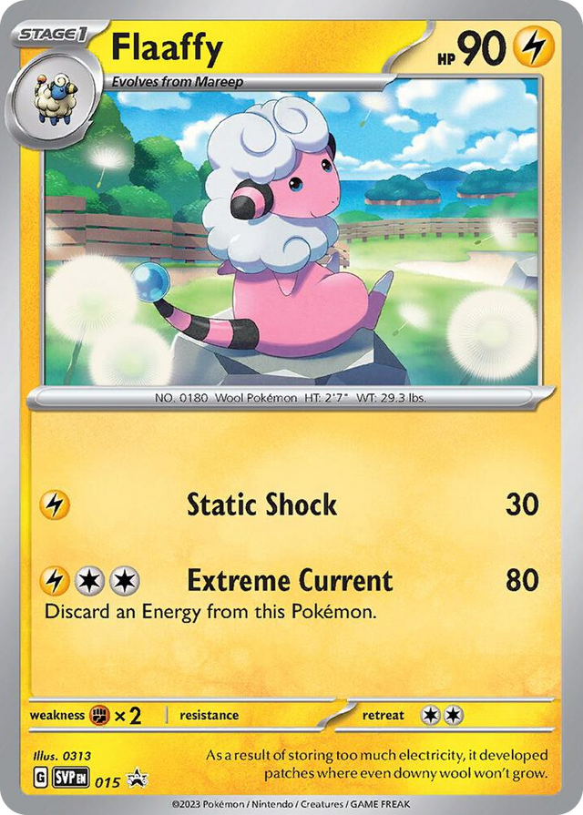 0015 Flaaffy - 015 Promo Scarlet & Violet Promo Cards