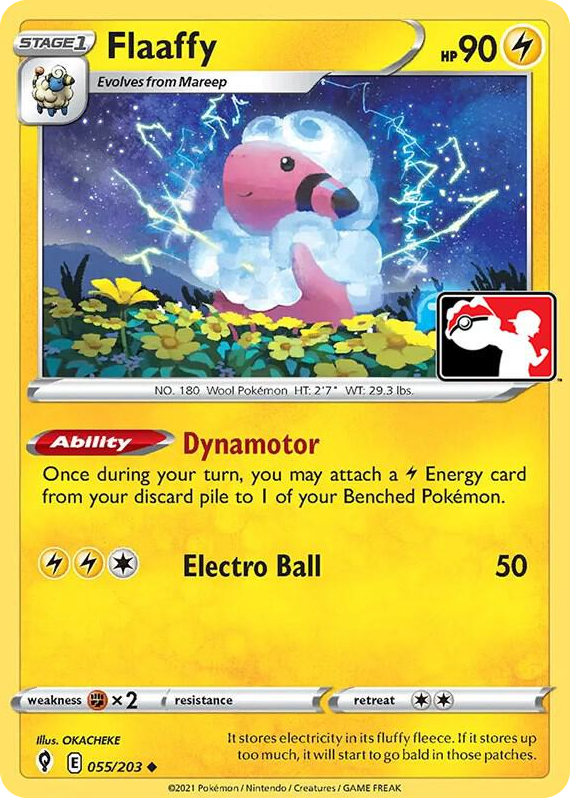 0055 Flaaffy Uncommon Prize Pack Series Cards