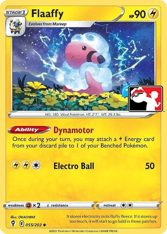 0055 Flaaffy Uncommon Prize Pack Series Cards