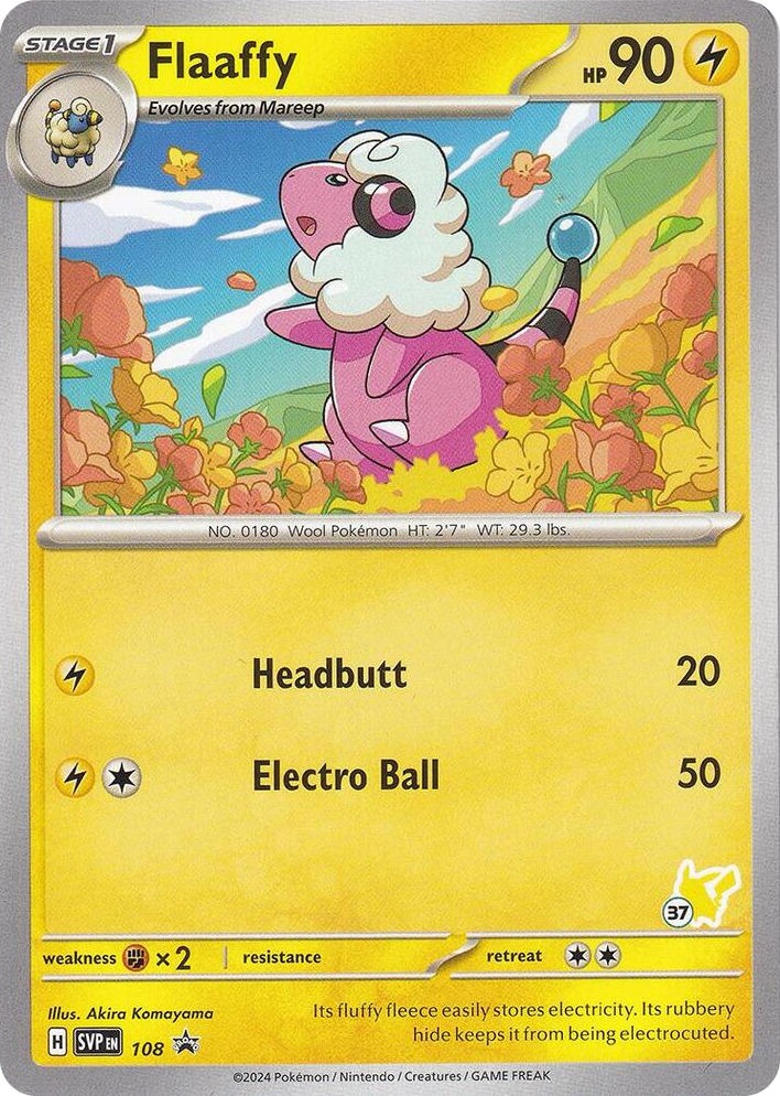 0108 Flaaffy - Pikachu 37 Promo Battle Academy 2024