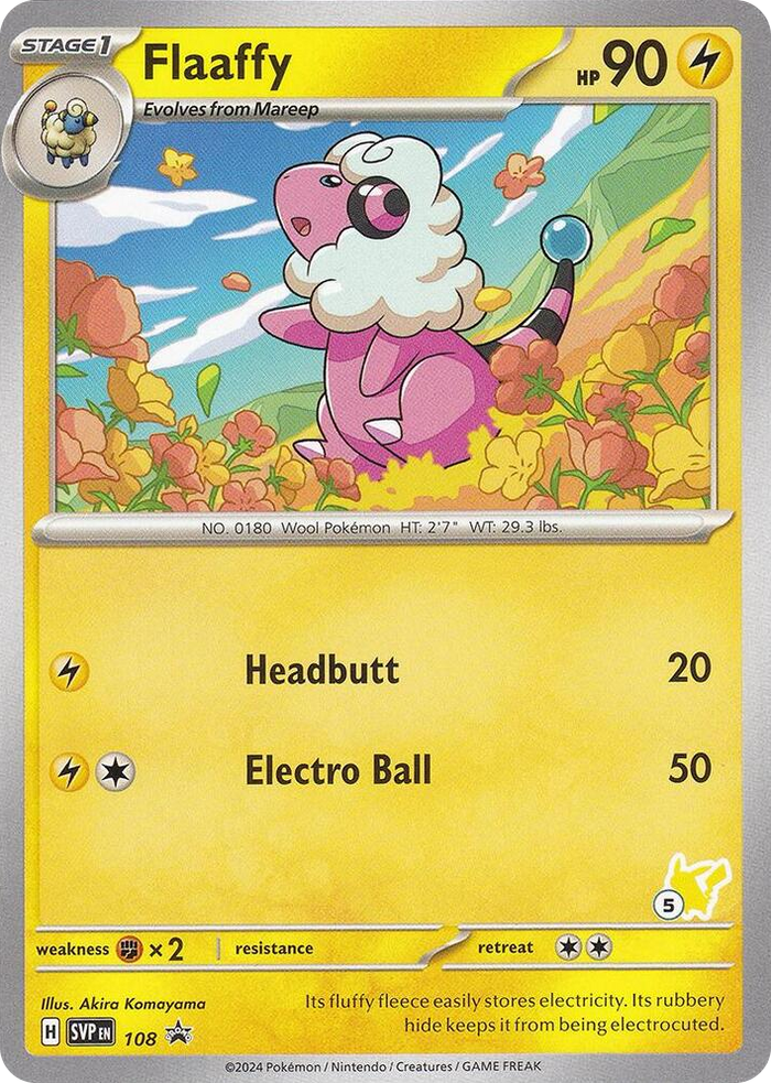 0108 Flaaffy - Pikachu 5 Promo Battle Academy 2024