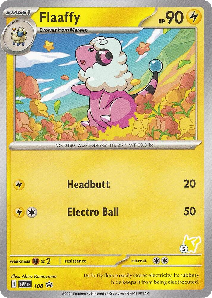 0108 Flaaffy - Pikachu 5 Promo Battle Academy 2024