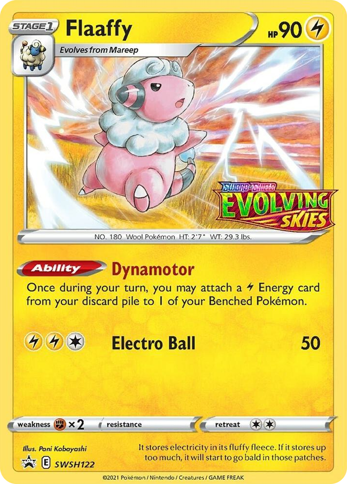 0122 Flaaffy - SWSH122 (Prerelease) Promo Sword & Shield Promo Cards