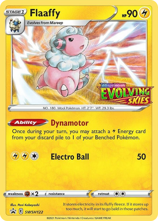 0122 Flaaffy - SWSH122 (Prerelease) Promo Sword & Shield Promo Cards