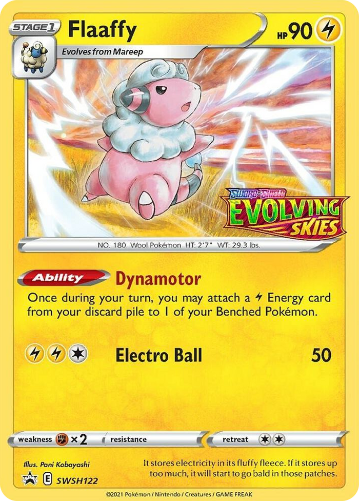 0122 Flaaffy - SWSH122 (Prerelease) Promo Sword & Shield Promo Cards