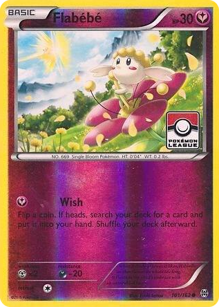 0101 Flabebe - 101/162 (Pokemon League) Promo League & Championship Cards