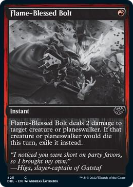 0425 Flame-Blessed Bolt C Innistrad: Double Feature