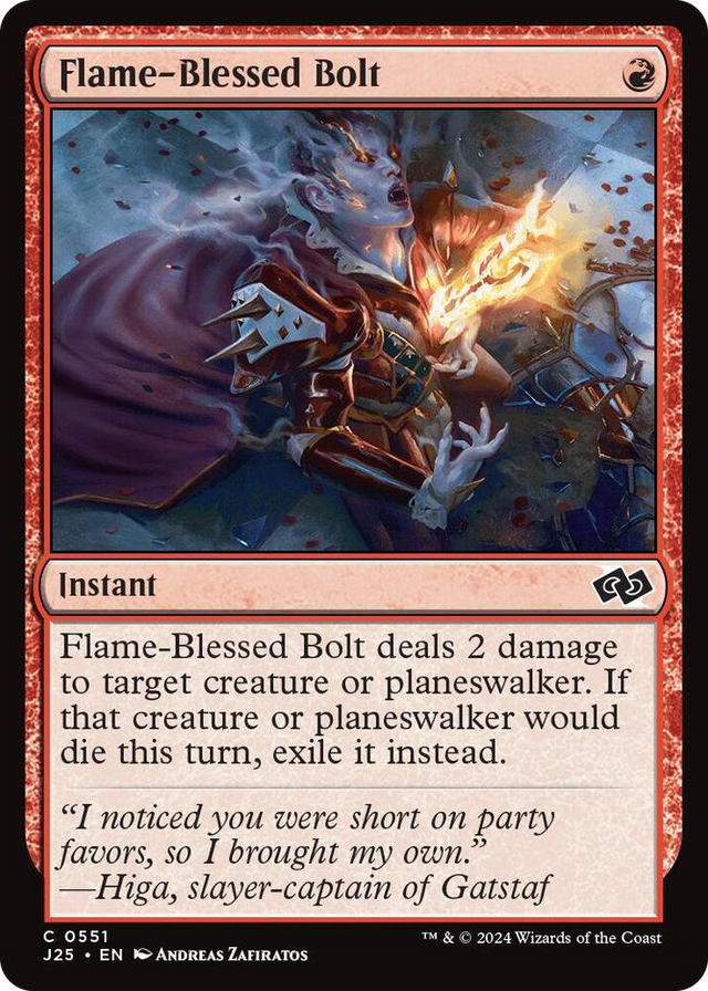 0551 Flame-Blessed Bolt C Foundations Jumpstart