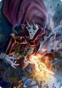 0044 Flame-Blessed Bolt Art Card S Art Series: Innistrad: Crimson Vow
