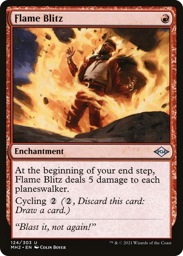 0124 Flame Blitz U Modern Horizons 2