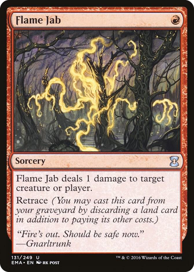 Flame Jab #131 U - Eternal Masters Pokemon card