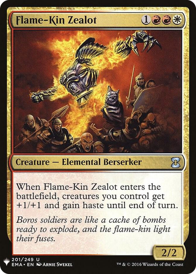 0201 Flame-Kin Zealot U The List Reprints