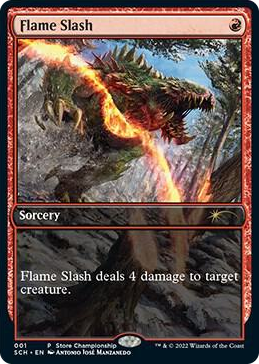 Flame Slash #1 P - Game Day & Store Championship Promos Pokemon card