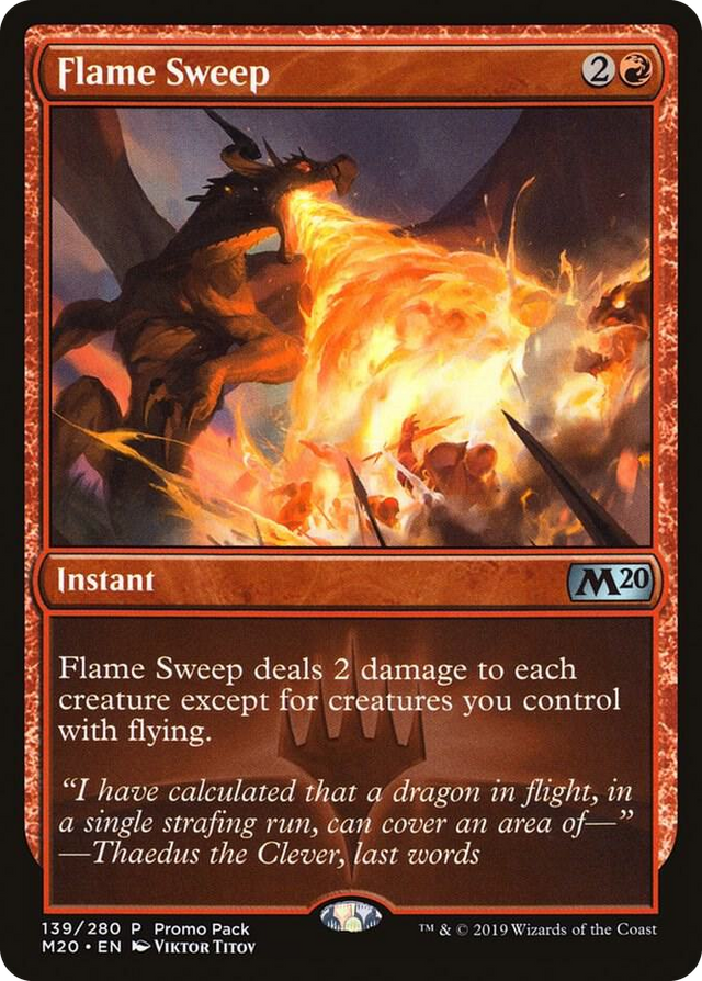 0139 Flame Sweep P Promo Pack: Core Set 2020