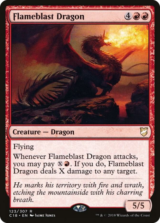0123 Flameblast Dragon R Commander 2018