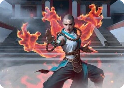 0024 Flamehold Grappler Art Card (24/54) S Art Series: Tarkir: Dragonstorm