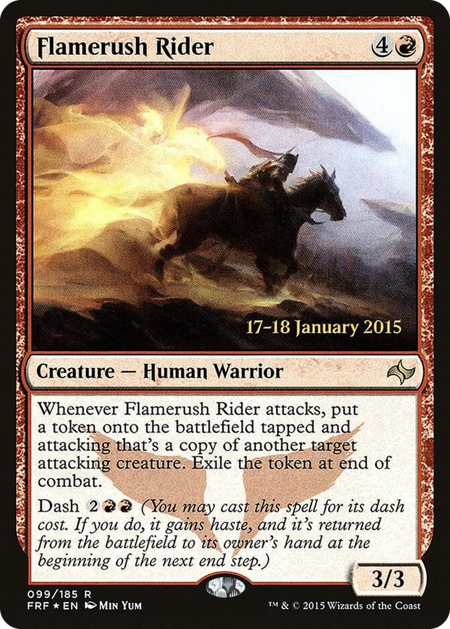 0099 Flamerush Rider P Prerelease Cards