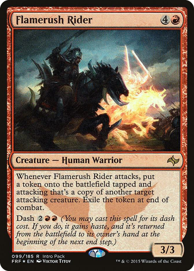 0099 Flamerush Rider R Unique and Miscellaneous Promos