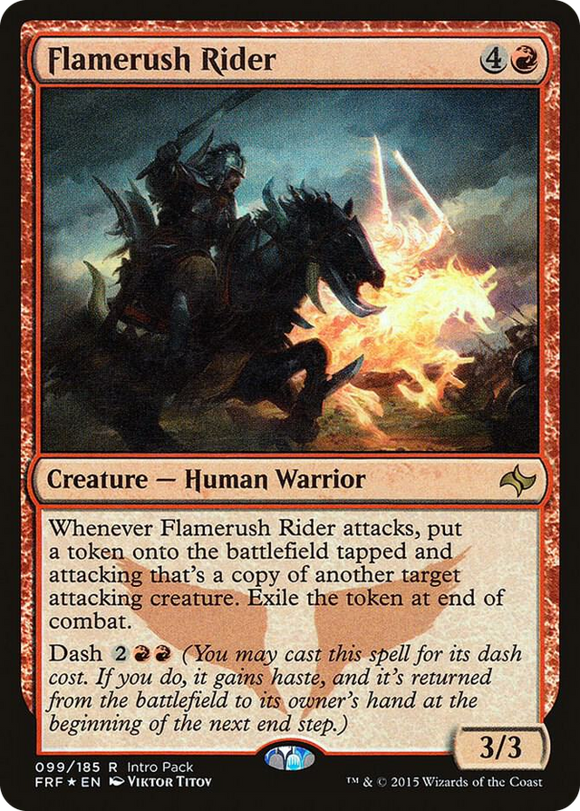 0099 Flamerush Rider R Unique and Miscellaneous Promos