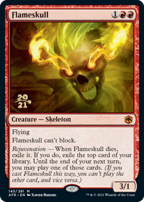 Flameskull #143 M - Prerelease Cards Pokemon card