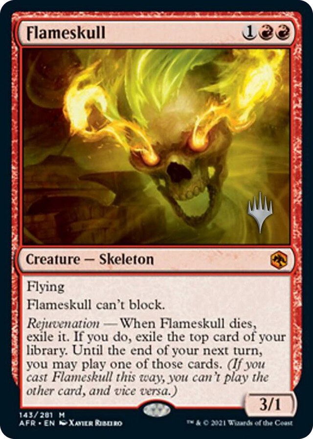 0143 Flameskull M Promo Pack: Adventures in the Forgotten Realms