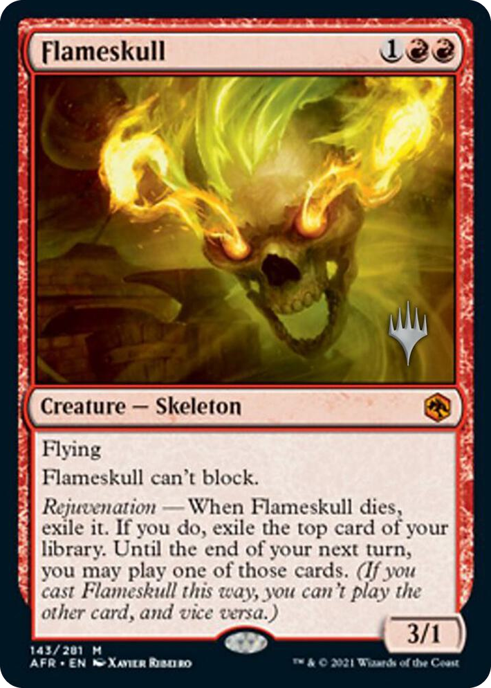0143 Flameskull M Promo Pack: Adventures in the Forgotten Realms