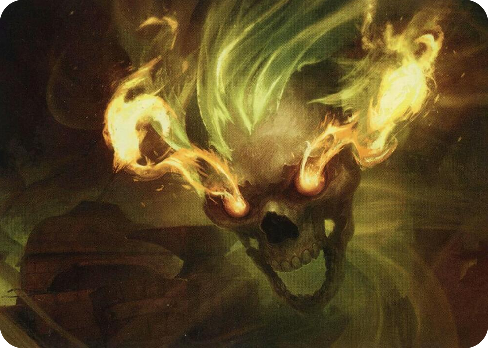 0014 Flameskull Art Card S Art Series: Adventures in the Forgotten Realms
