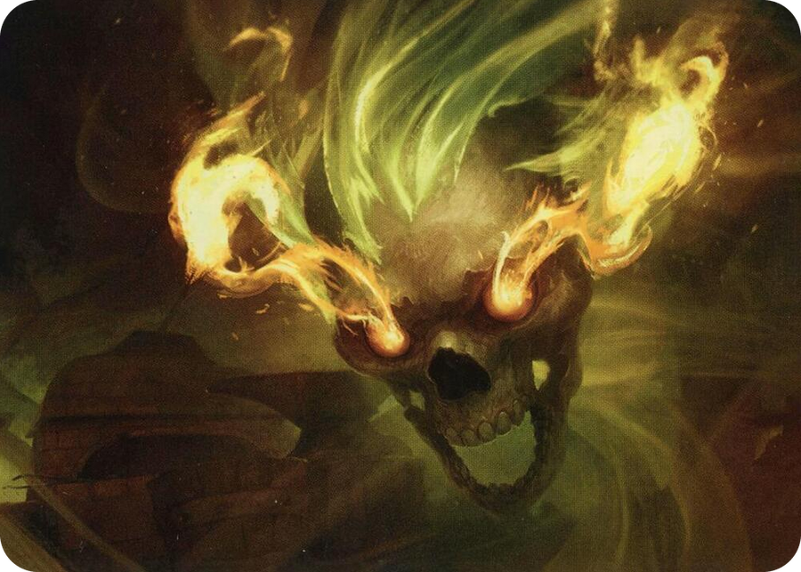 0014 Flameskull Art Card S Art Series: Adventures in the Forgotten Realms