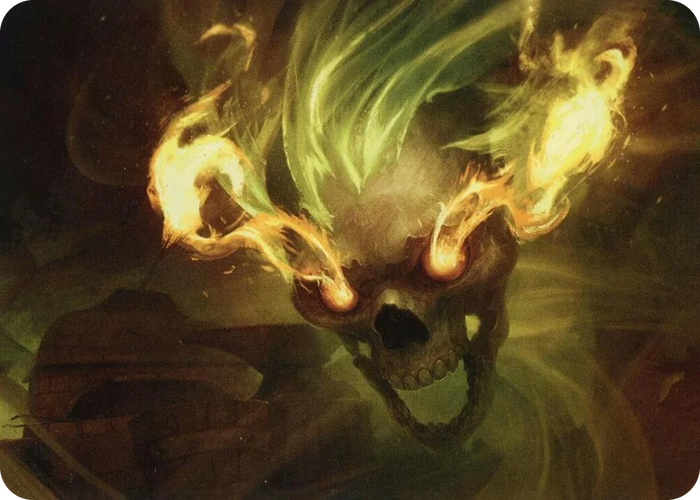 0014 Flameskull Art Card S Art Series: Adventures in the Forgotten Realms