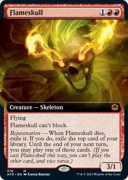 0378 Flameskull (Extended Art) M Adventures in the Forgotten Realms