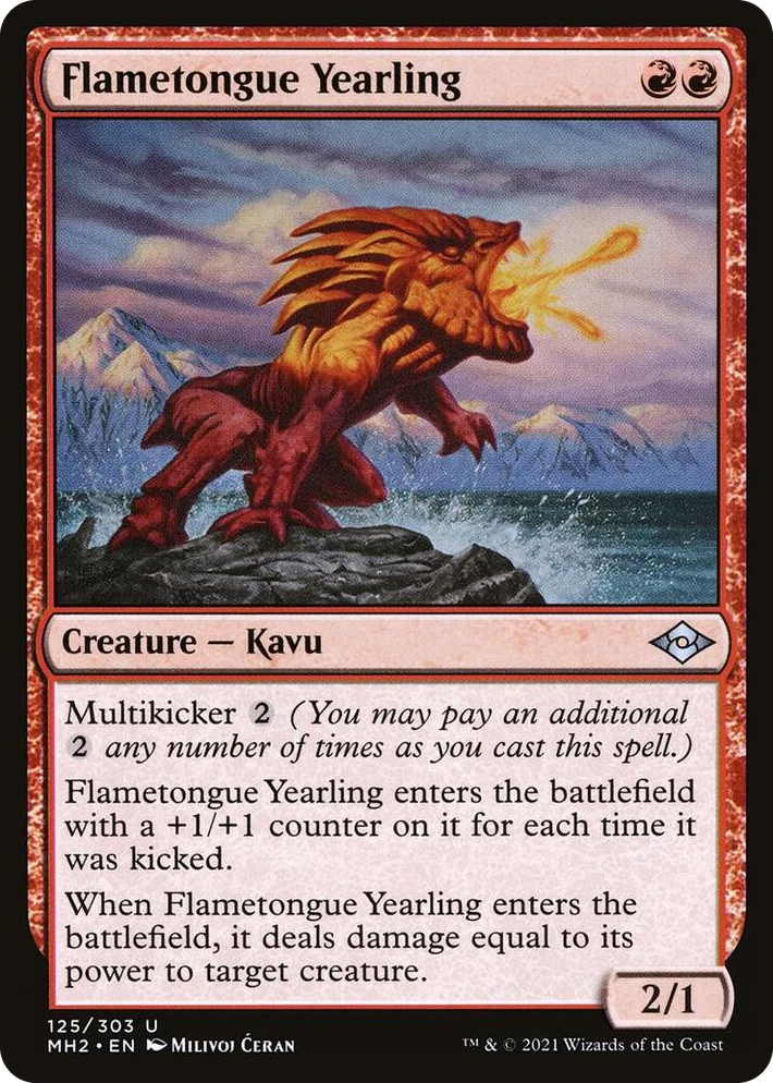 0125 Flametongue Yearling U Modern Horizons 2